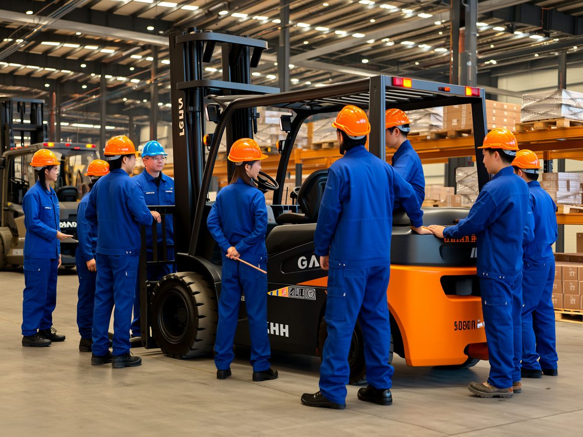叉车培训现场
